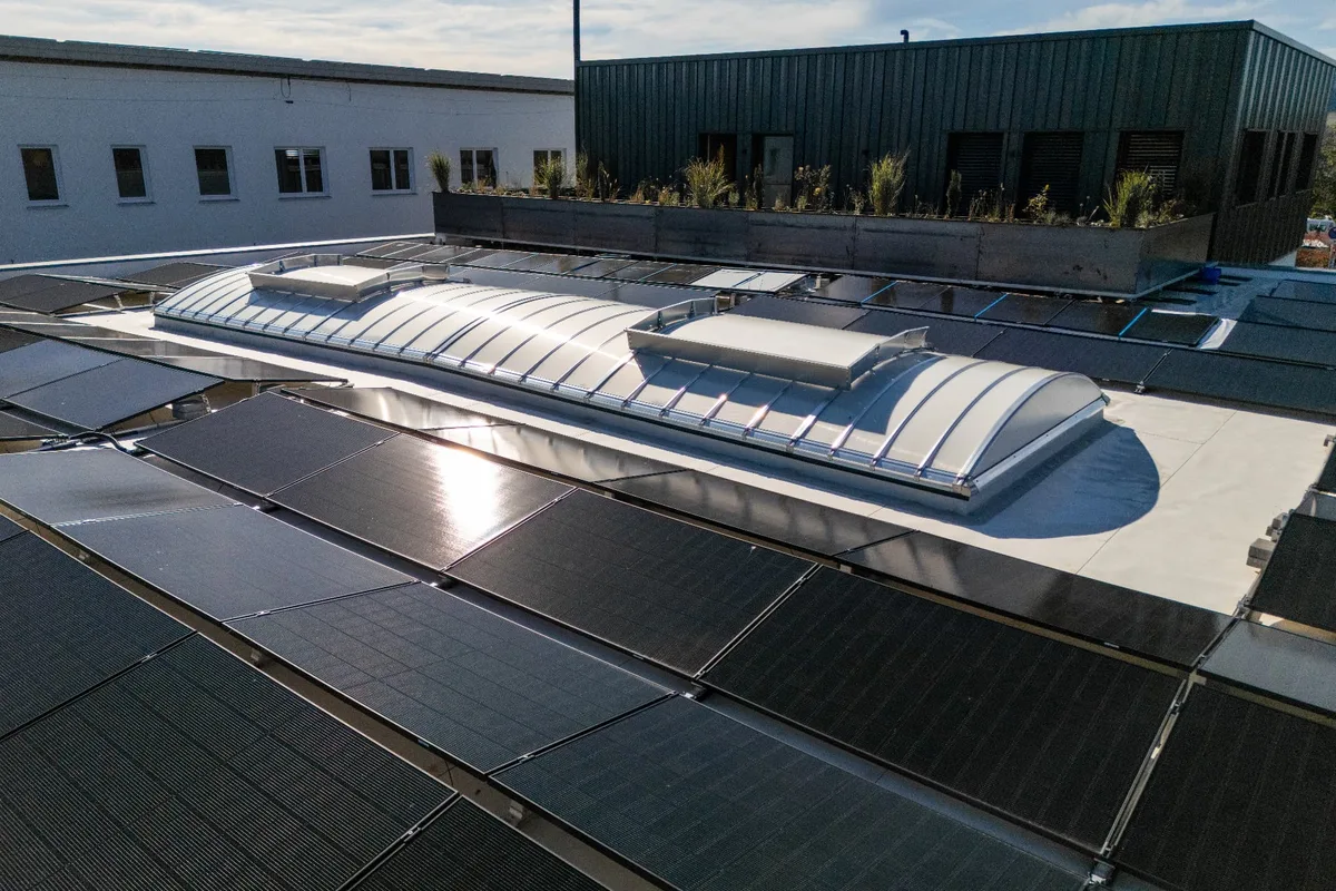 Solaranlage zur Nutzung von Sonnenenergie